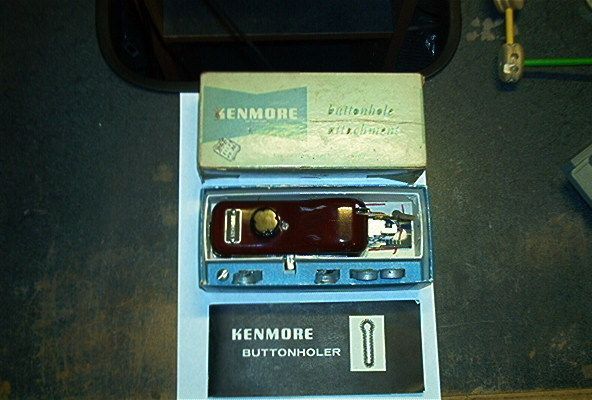  KENMORE SEWING MACHINE BUTTONHOLE ATTACHMENT  