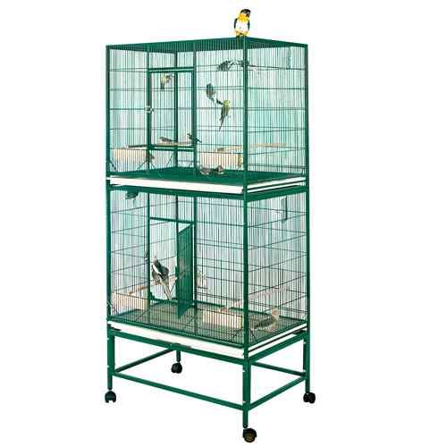 KINGS CAGES ELFDD 13221 2 PARROT CAGE 32x21x60 bird toy  