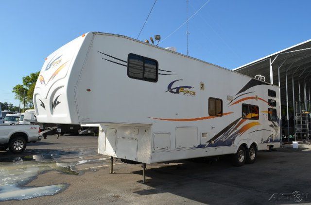 08 ENDURAMAX G FORCE 3105GF Toy Hauler Fifth 5th Wheel RV Camper 08 