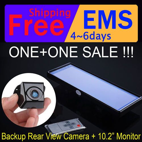 Car Backup Rear View Camera CA403+10.2 TFT LCD Monitor  