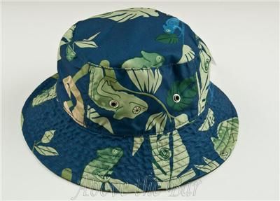 NWT Gymboree Swim Line Reversible Chameleon Hat 12 24  