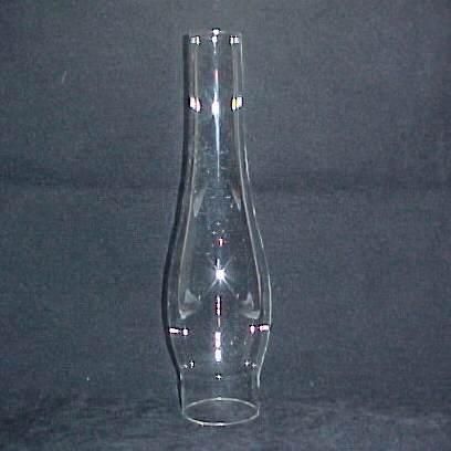   12 Glass Duplex Kerosene Oil Lamp Chimney Round Bulge Clear New  