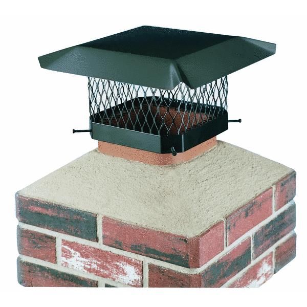 NEW HY C SHELTER 9 X 9 CHIMNEY CAP SC99 BLACK GALVANIZED STEEL 