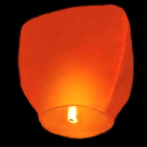 5x 59 inch Orange Sky Lantern 8 color 5X water lantern  