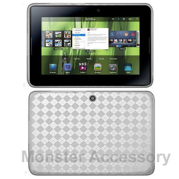 Clear Candy Case Cover Blackberry Playbook Accessory  