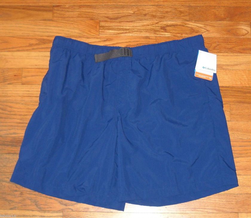 Columbia Mens Blue Omni Shades Swim Trunks Shorts M, XL, XXL NWT 