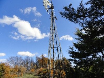 Antique Aeromotor Windmill Complete 8 Head 26 Tower Agricultural 