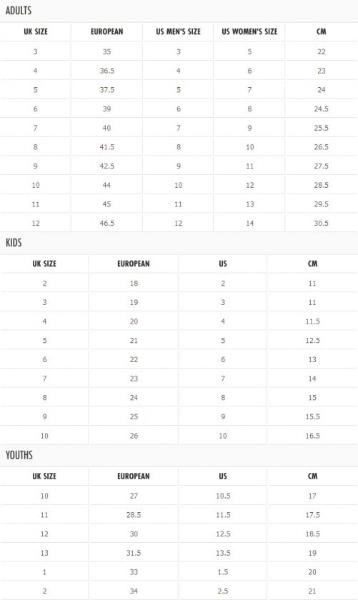 SIZING CHART items in Tower Boots LTD 