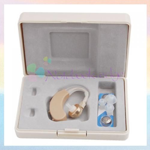 Behind Ear Sound Voice Amplifier Deaf Hearing Aid Aids  