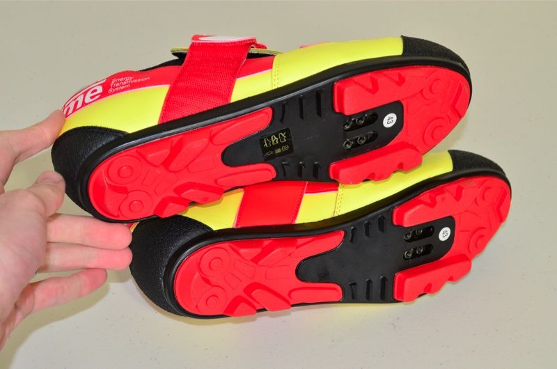 Time World Cup MTB shoes cyclocross 43 EUR NOS   yellow & red  