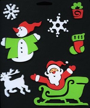 CHRISTMAS BOARD CHUNKY FOAM STAMP (STAMP 048)~  