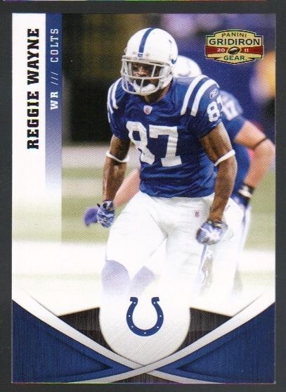 2011 Panini Gridiron Gear Football #41 Reggie Wayne Indianapolis Colts 