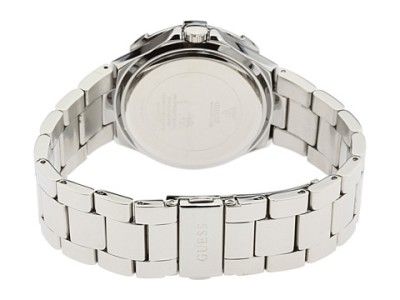 NEW GUESS U12601L1 SILVER NEO PRISM CRYSTALS WATCH  