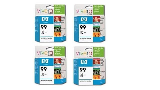 HP 99 Photo Color 4 Ink Cartridges 9369 GENUINE  