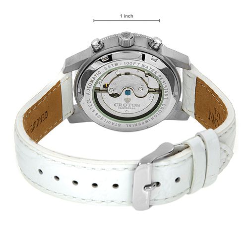 Croton c1331046wsdw Mens Day Date Watch Retail $700  