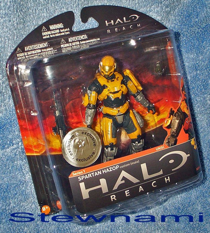 Mcfarlane Halo Reach UNSC Yellow SPARTAN HAZOP Figure  