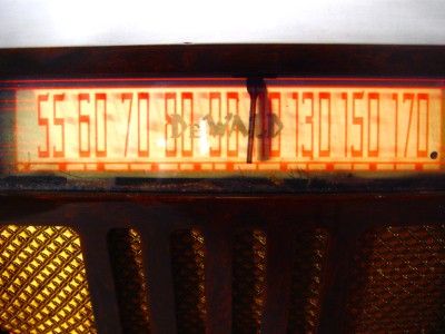 Dewald Model No. 501 (Harp) Tube Radio   Rare Art Decco Catalin 1930s 