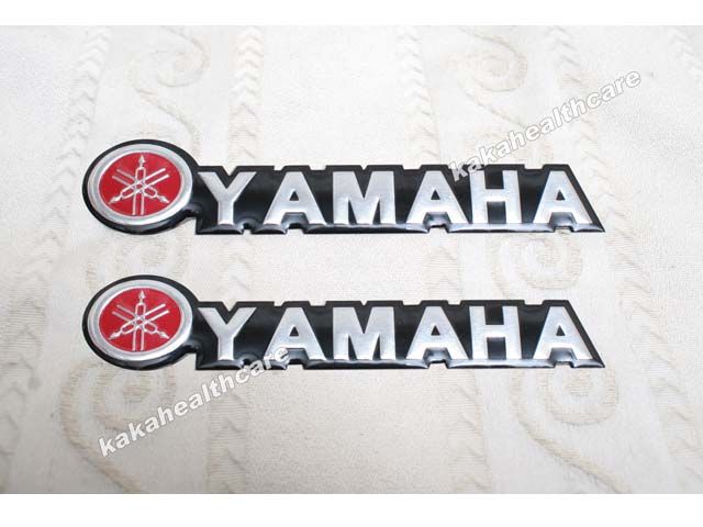 Yamaha Aluminium Emblem Badge Stickers Vstar R1 R6 YZF  
