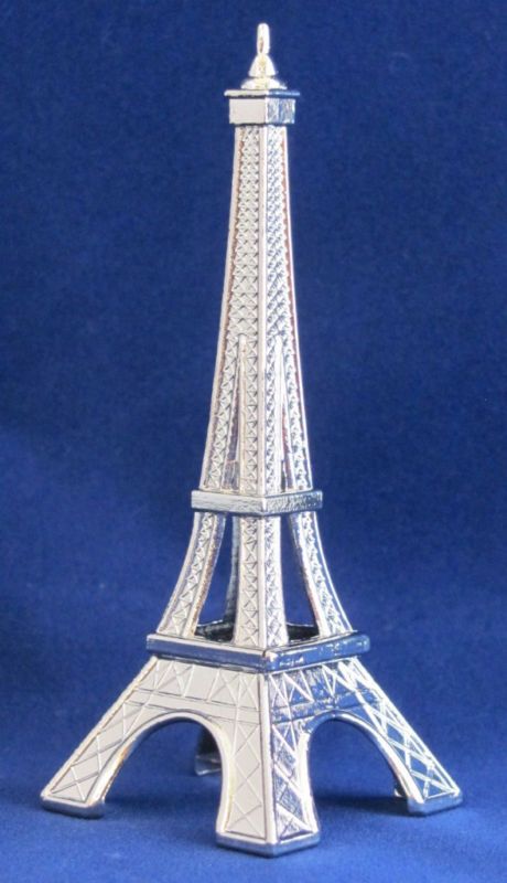 EIFFEL TOWER Table Shelf ACCENT DECOR Silver Figurine  