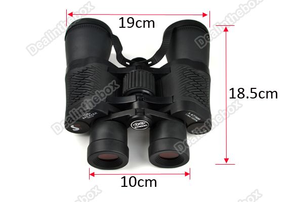 50*50 Zoom Camping Outdoor Tourism Telescope Jumelles Binoculars Black 