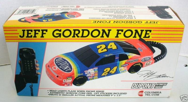 NASCAR JEFF GORDON #24 RACE CAR TELEPHONE   NIB  