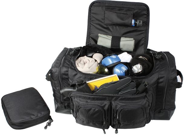 Black Deluxe Law Enforcement Police Gear Bag  