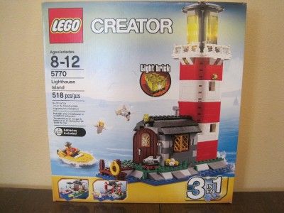 LEGO Creator #5770 Lighthouse Island 3 in 1 Set BRAND NEW IN BOX 