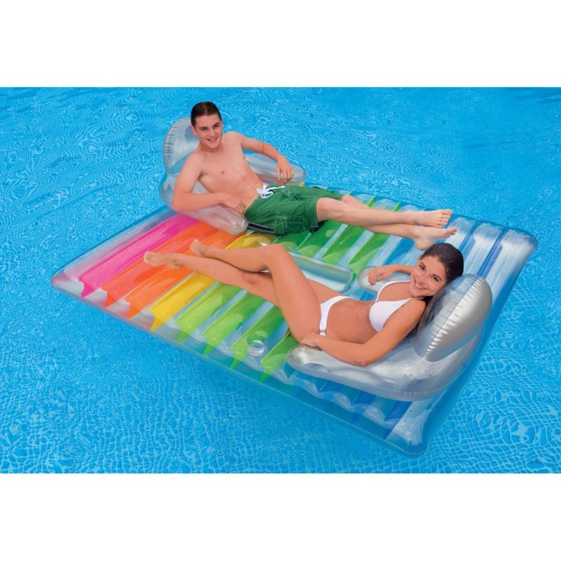 INFLATABLE LAKE RIVER FLOAT POOL MATTRESS LOUNGER RAFT  