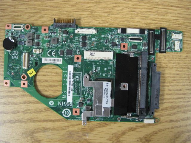 MSI X320 slim notebook motherboard Atom CPU  