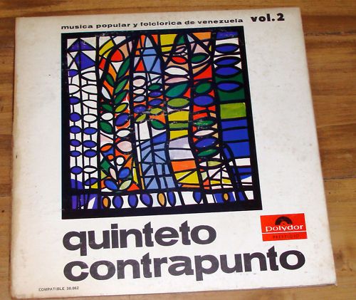 QUINTETO CONTRAPUNTO MUSICA POPULAR VOL 2 VENEZUELA LP  