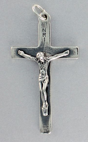 Sterling Silver Cross Crucifix Pendant  