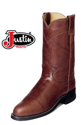 Botas western para mujer 8B de Deerlite Roper de la castaño L3163 de 