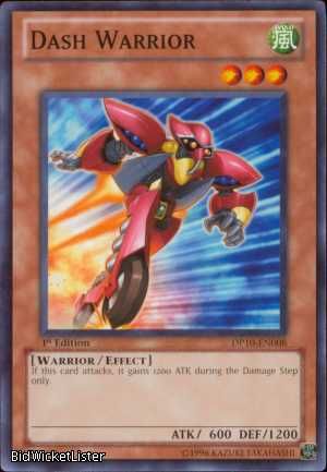 3x DP10 EN008 Dash Warrior (C) Yugioh Card (Mint)  