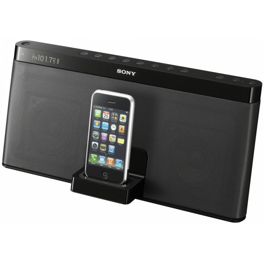   iPod iPhone Portable Speaker Docking Station Black 027242780903  