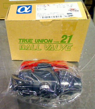 Asahi AV 1601005 PVC 2 Way Ball Valve 1/2 inch NEW  