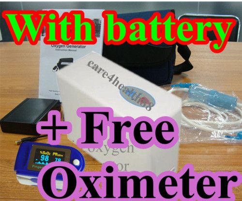 Portable Oxygen Concentrator Generator + Free oximeter  