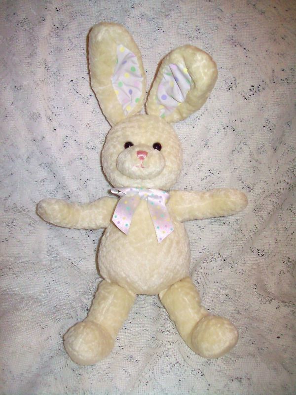   Babys First Bunny Rabbit Plush Stuffed Animal Play Toy 14  