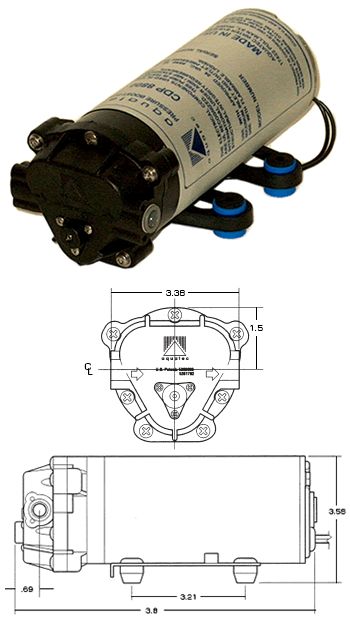   Aquatec 8800 w/pressure switch Trans. Ro/Di filter reverse osmosis