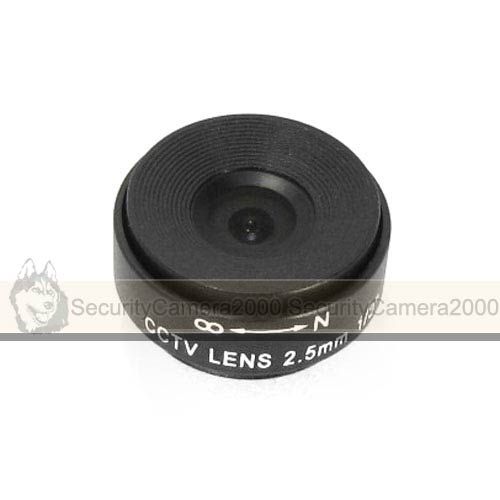 5mm Wide Angle CS Lens for CCTV Box Camera 125 deg  