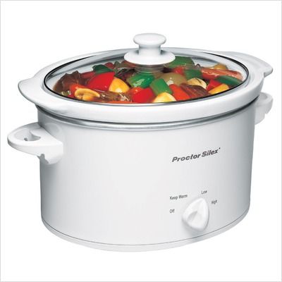 Hamilton Beach 3 Quart Slow Cooker in White 33275Y 022333332757  