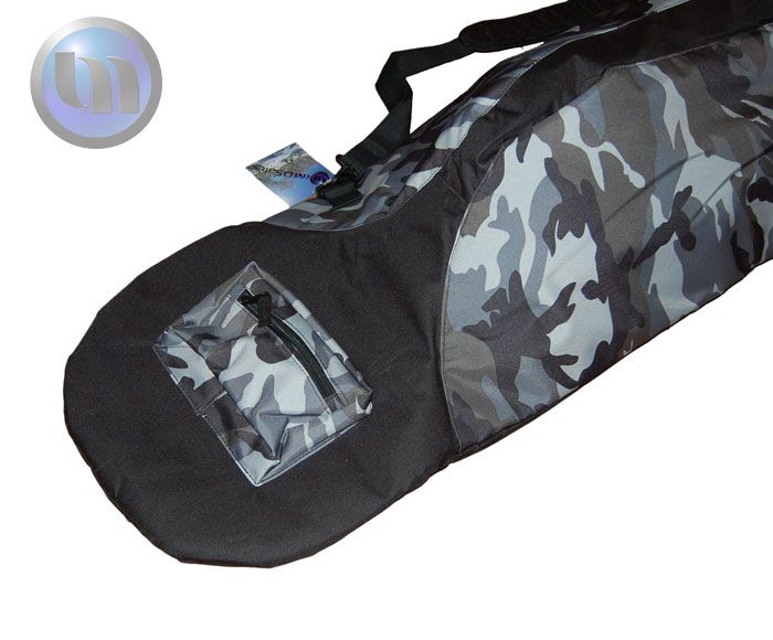 NEW Snowboard Bag 168cm Fit Bindings & Boots Grey Camo  