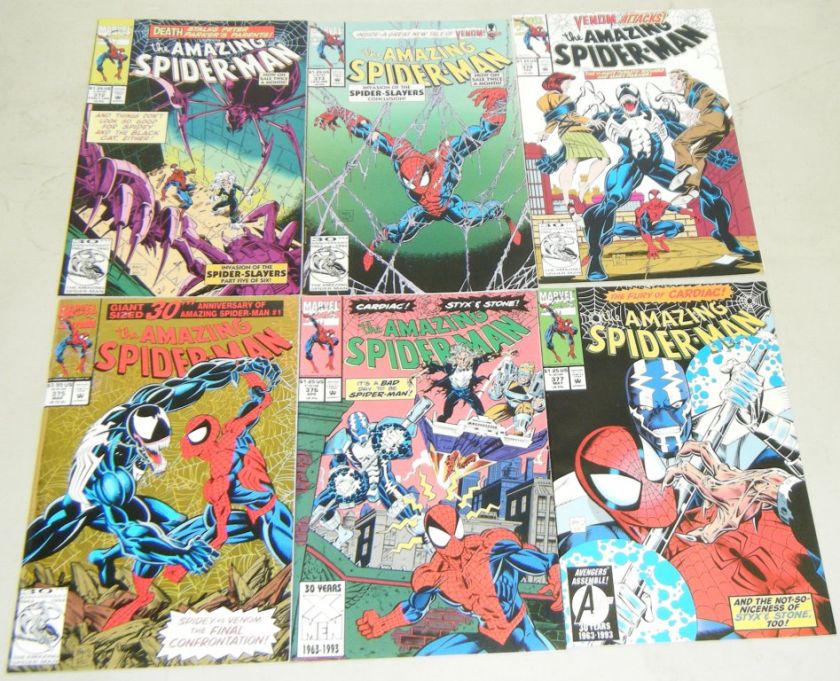 AMAZING SPIDER MAN 14 Issues #364 377  David Michelinie  