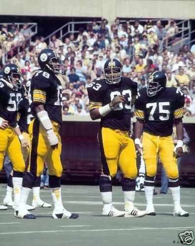 STEEL CURTAIN LAMBERT GREENE PITTSBURGH STEELERS PHOTO  