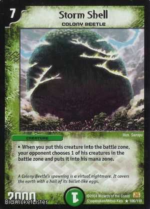 DM 106 Storm Shell (R) DuelMasters Card ENGLISH  