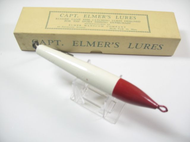 VINTAGE CAPT. ELMERS SALTWATER SURF STRIPER FISHING LURE  