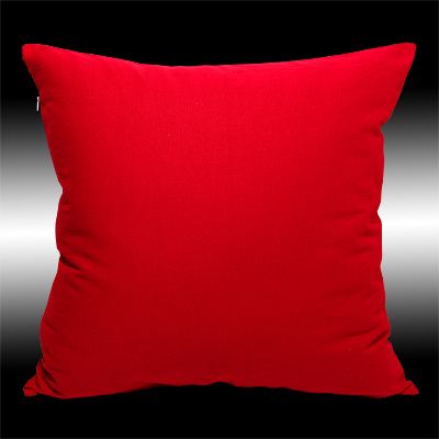 PLAIN RED COTTON THROW PILLOW CASES CUSHION COVERS 17  