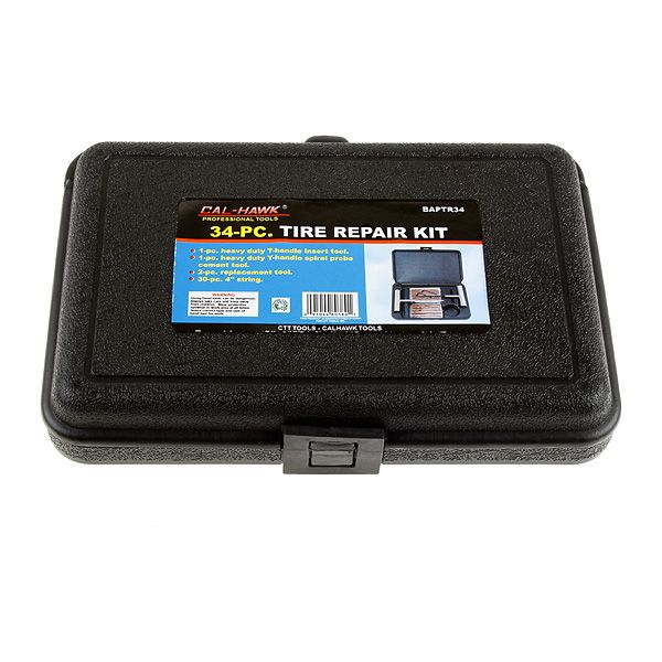 CAL HAWK 34 Piece Tire Repair Kit  