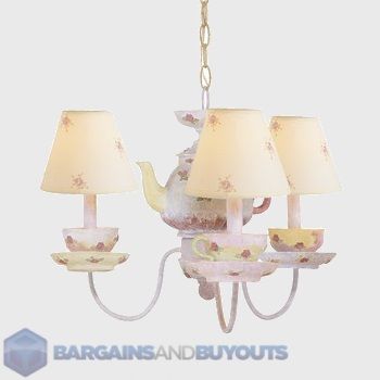 Transglobe Lighting Kids Corner Tea Cup Chandelier  