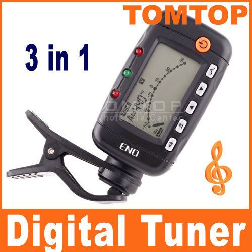 in 1 LCD Violin Guitar Metronome Tone Generator Tuner  