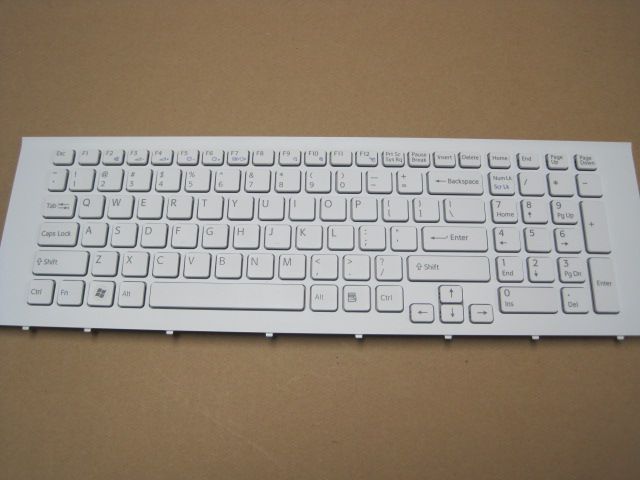 SONY VAIO VPC EC2TFX PCG 9111L keyboard WHITE  